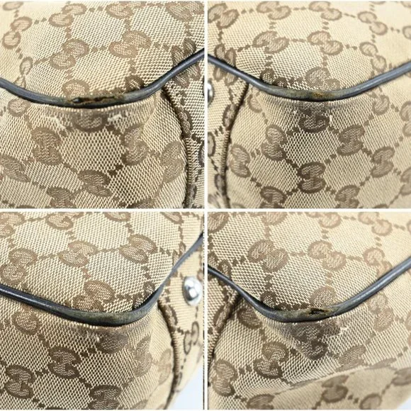 Auth Gucci Twins Heart Gg Tote Bag #47316G21B - Picture 8 of 12